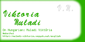 viktoria muladi business card